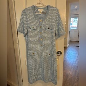 Lilly Pulitzer Theodorah Sweater Dress, Bluette Metallic Marl